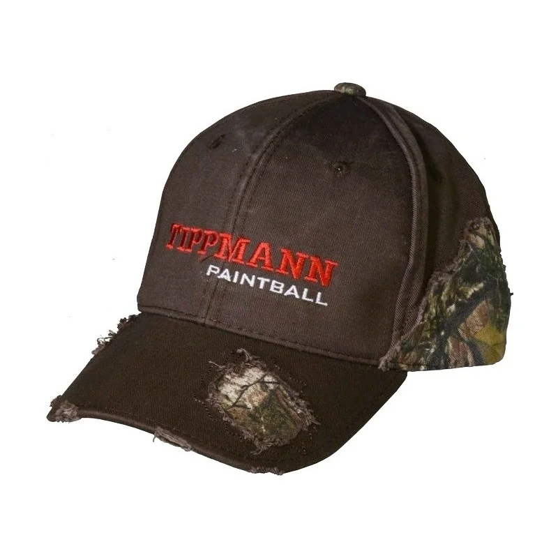 CASQUETTE TIPPMANN LOGO DISTRESSED BRUN/CAMO