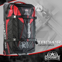 ROLLER BAG GI SPORTZ TANK'R NOIR/ROUGE 34"