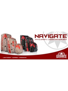 ROLLING BAG GI SPORTZ FLY'R NOIR/ROUGE (21")