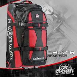 ROLLER BAG GI SPORTZ CRUZ'R NOIR/ROUGE 28"