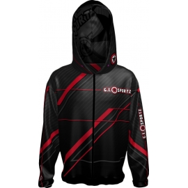 HOODIE GI SPORTZ TRACKER ROUGE/NOIR