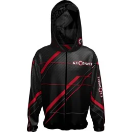 HOODIE GI SPORTZ TRACKER ROUGE/NOIR