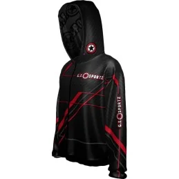 HOODIE GI SPORTZ TRACKER ROUGE/NOIR