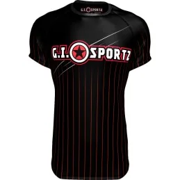 T-SHIRT GI SPORTZ STREAMLITE ATHLETIC PIN NOIR