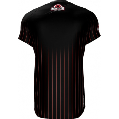 T-SHIRT GI SPORTZ STREAMLITE ATHLETIC PIN NOIR