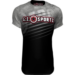 T-SHIRT GI SPORTZ STREAMLITE ATHLETIC PIN NOIR