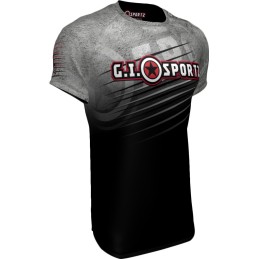 T-SHIRT GI SPORTZ STREAMLITE ATHLETIC URBAN GRUNGE GRIS