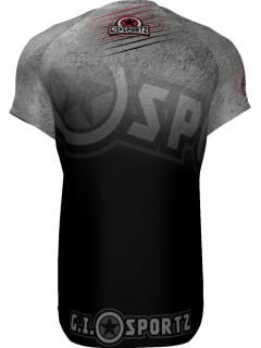 T-SHIRT GI SPORTZ STREAMLITE ATHLETIC URBAN GRUNGE GRIS