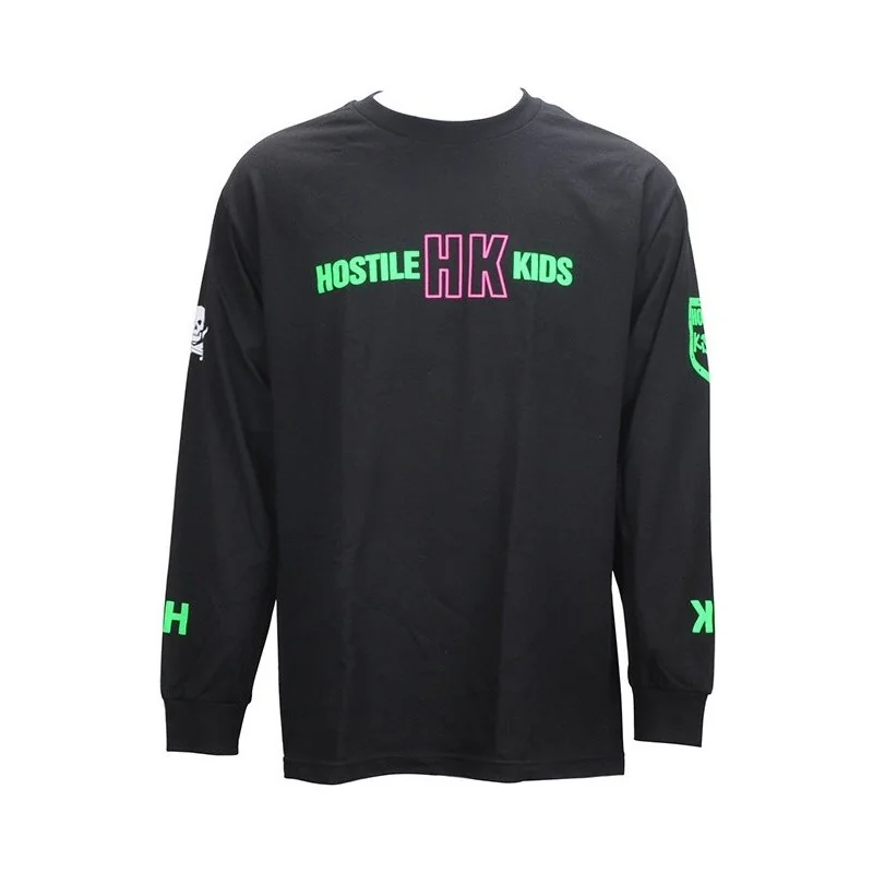 T-SHIRT MANCHES LONGUES HK ARMY NEON I