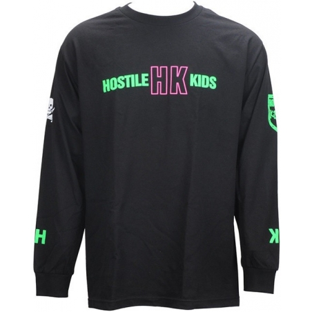 TSHIRT HK ALL OVER NEON BLACK