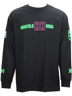 TSHIRT HK ALL OVER NEON BLACK