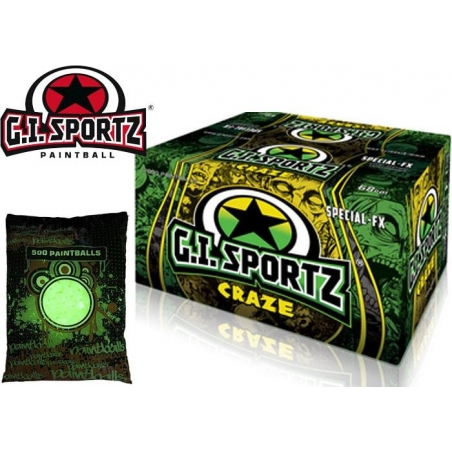 BILLES G.I. SPORTZ CRAZE 0.50 (Carton 4000)