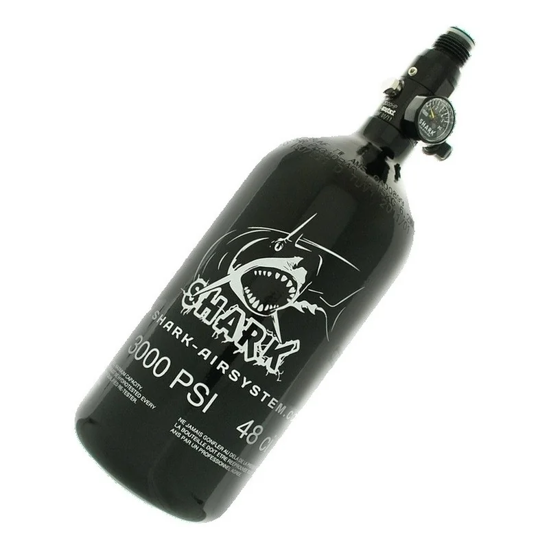 BOUTEILLE AIR SHARK ALU 0.8L + PRESET 3000 PSI HP