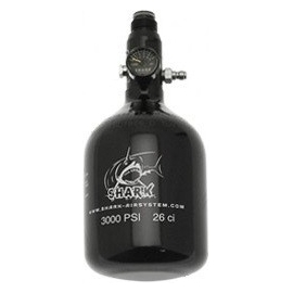 BOUTEILLE AIR SHARK ALU 0.4L + PRESET 3000 PSI HP