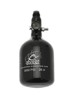 BOUTEILLE AIR SHARK ALU 0.4L + PRESET 3000 PSI HP