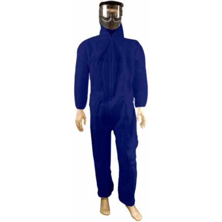 COMBINAISON JETABLE A CAPUCHE 34Gr BLEU XXL