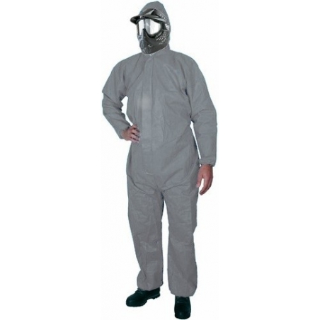 COMBINAISON JETABLE A CAPUCHE 34Gr GRIS XXL