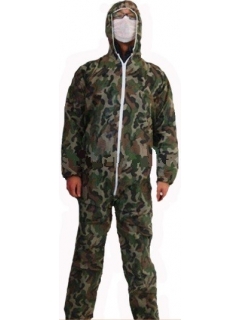 COMBINAISON JETABLE A CAPUCHE 70Gr CAMOUFLAGE L