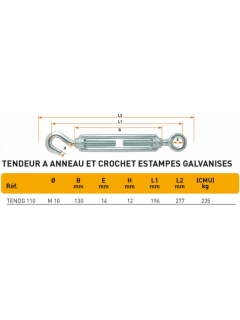 SERRE CABLE A ETRIER (5 mm)