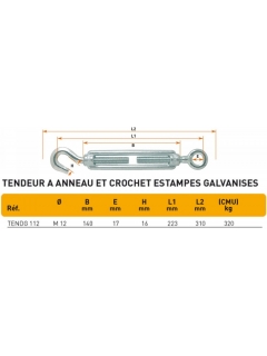 SERRE CABLE A ETRIER (5 mm)