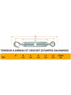 SERRE CABLE A ETRIER (5 mm)