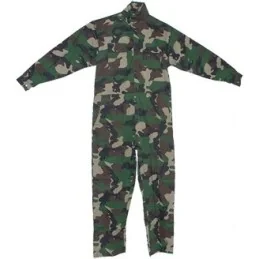 COMBINAISON TISSU CAMO WOODLAND