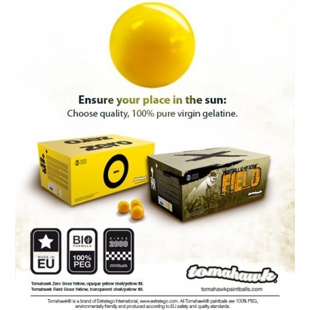 TOMAHAWK ZERO JAUNE 0.68 (Carton 2000) 