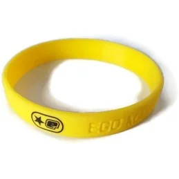 BRACELET PLANET ECLIPSE SILICONE JAUNE