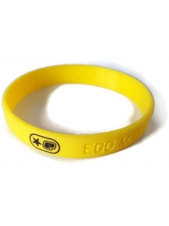 BRACELET PLANET ECLIPSE SILICONE JAUNE