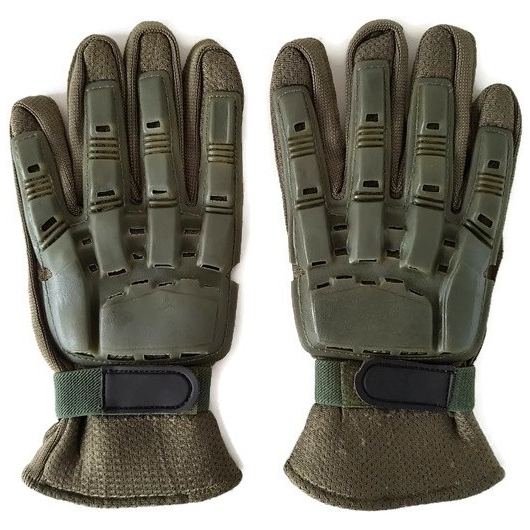 GANTS COQUE PVC OLIVE