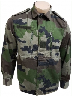 VESTE MILITAIRE ARMEE FRANCAISE CAMOUFLAGE OCCASION