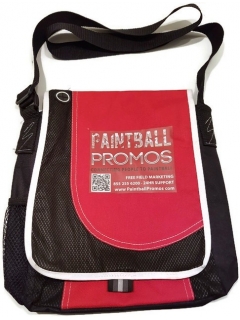 SAC BANDOUILLERE PAINTBALL PROMOS ROUGE/NOIR