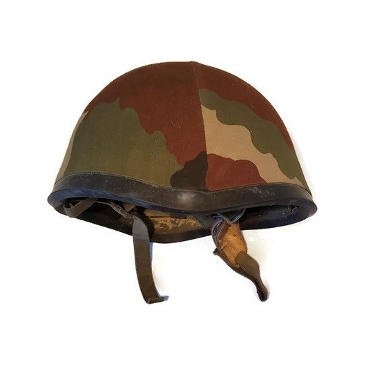 CASQUE ARMEE FRANCAISE + HOUSSE CAMO OCCASION