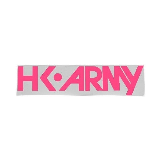 STICKER HK ARMY TYPEFACE CAR ROSE