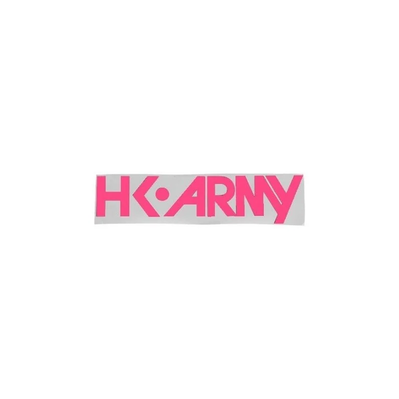 STICKER HK ARMY TYPEFACE CAR ROSE