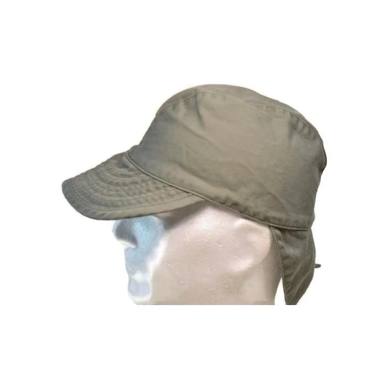 CASQUETTE ARMEE FRANCAISE F1 BIGEARD KAKI AVEC NUQUIERE