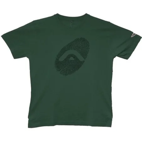 TEE SHIRT ANGEL MEN THUMBPRINT VINTAGE VERT