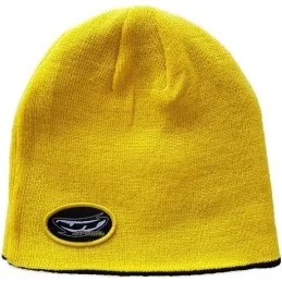 BONNET JT REVERSIBLE NOIR/JAUNE