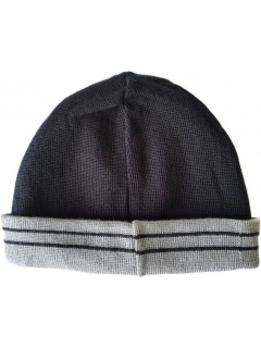 BONNET WGP REVERSIBLE GRIS/NOIR