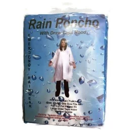 PONCHO D'URGENCE BLEU