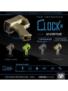 RADAR VIRTUE CLOCK II GUN METAL