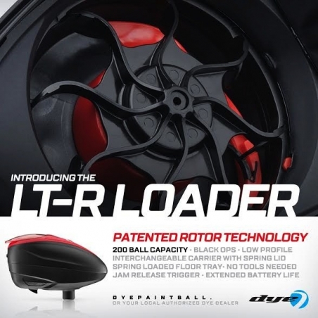 LOADER DYE ROTOR LT-R NOIR/ROUGE