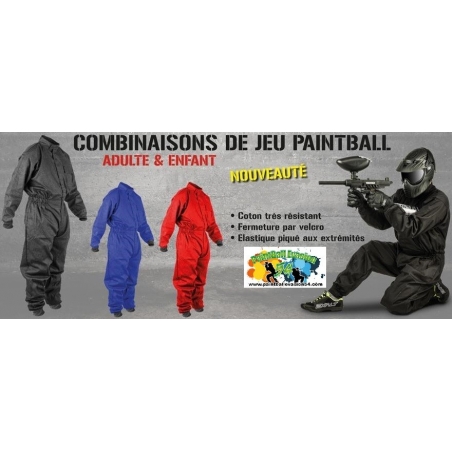 COMBINAISON PAINTBALL LOCATION NOIR