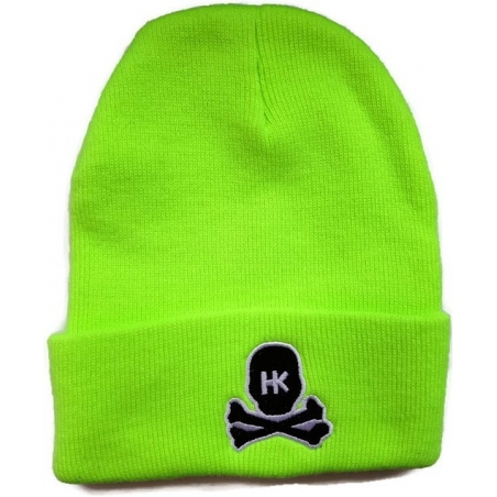 BONNET HK ARMY SKULL JAUNE/NOIR