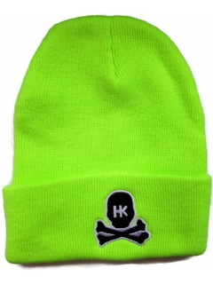 BONNET HK ARMY SKULL JAUNE/NOIR