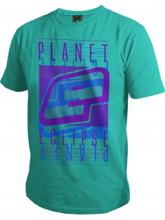 T-SHIRT PLANET ECLIPSE FADE TEAL