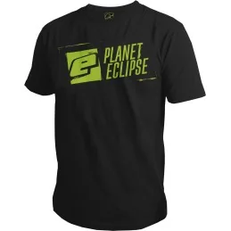 T-SHIRT PLANET ECLIPSE STENCIL NOIR