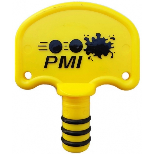 BOUCHON DE CANON PVC PMI JAUNE