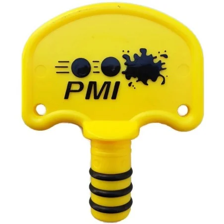 BOUCHON DE CANON PVC PMI JAUNE