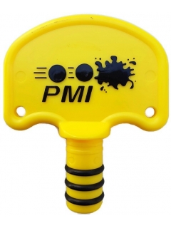 BOUCHON DE CANON PVC PMI JAUNE